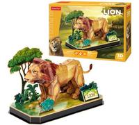 Puzzle 3D amis des animaux lion - 40 pièces