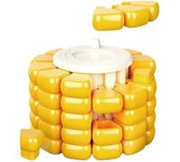 Puzzle 3D anti-stress - ULISEM - Épi de maïs - Lot de 3 pièces - Décoration de bureau - Porte-clés intégré