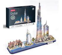 Puzzle 3D Architecture - CUBICFUN - Dubai Emirats Arabes Unis - 182 pièces - LED