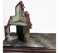 Puzzle 3d, Architecture En Bois, Mur D'Angle, Scène 1:35, Bricolage