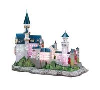 Puzzle 128 Pièces Puzzle 3d Avec Led - Château De Neuschwanstein - Difficulté 6/8