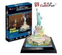 Puzzle 37 Pièces : Puzzle 3D avec LED - Statut de la Liberté,