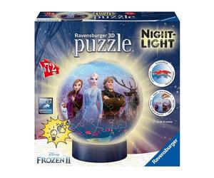 Puzzle 3D Ball La Reine des Neiges 2 illuminé - Ravensburger - Enfant 6 ans et plus