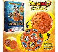Educa - Puzzle 3D Dragon Ball avec 32 pièces réez des Formes: Sphère, Bracelet, Diabolo et Plus | Jouet Éducatif pour Enfants à partir de 6 Ans | Puzzle 3D à Monter et Jouer | Diamètre 14 cm (19371)