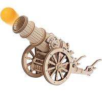 Puzzle 3D bois pour adultes - ROBOTIME pour les adultes, canon jouet modèle de catapulte en bois pour les adultes à construire