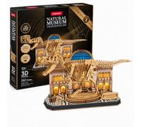 Puzzle 3D Bois Tyrannosaurus Rex Museum LED | Puzzle 3D Squelette de Dinosaure à Construire avec Lumière | Maquette en Bois DIY 279 Pièces | Construction Adulte et Enfant | Casse-Tête 3D Décoratif