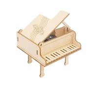 Puzzle 3D Boîte à Musique en Bois - Kit de modélisation DIY | Boîte à Musique mécanique Piano | pour de 7 à 14 Ans et Filles Famille Femmes Hommes École Anniversaire et Noël