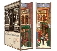 Tonecheer – Kit Book Nook 84 Charing Cross Road – Maquette bois 3D à construire, insert étagère