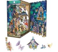 Tonecheer - Kit insert bibliothèque Le songe d'une nuit d'été - Puzzle 3D bois LED