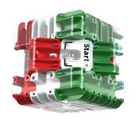 Puzzle 3D - Boule De Labyrinthe De 2,72 Pouces | Jouet Casse-tête - Cube Labyrinthe 3D Interactif ABS Pour Adultes Et Adolescents, Soulagement Du Stress, Conscience Spatiale, Développement Logique, Je