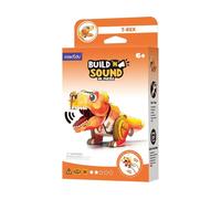 Puzzle 3D. Buduj i słuchaj - Tyranozaur Rex mierEdu