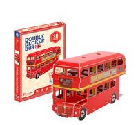 Puzzle 3d bus à deux étages londres 19,7x6,1x10x8 cm.