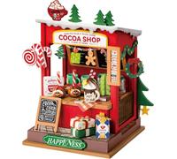 puzzle 3D, Cocoa Store Minihouse, Bois, RoLife, 87 pièces