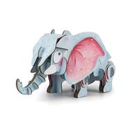 Puzzle 3d Construction&son Animaux Sauvages - Éléphant D'afrique Multicolor TU