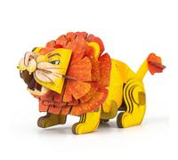 Puzzle 3d Construction&son Animaux Sauvages - Lion Multicolor TU