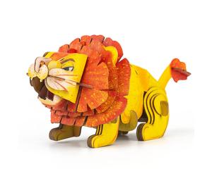 Puzzle 3d Construction&son Animaux Sauvages - Lion Multicolor TU