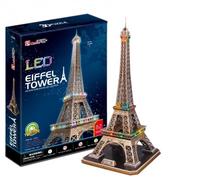 Puzzle 3D CUBIC FUN Tour Eiffel rétroéclairée par LED Cubicfun L091h