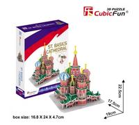 Puzzle 3D - CUBICFUN - Cathédrale Saint-Basile-le-Bienheureux - 92 pièces - 19x17.5x22.5 cm - À partir de 8 ans