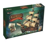 Puzzle 3D - CUBICFUN - Embarcation San Felipe - 500-750 pièces - À partir de 10 ans - Intérieur