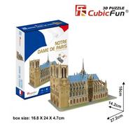 Puzzle 3D - CUBICFUN - Katedra Notre Dame - 53 éléments - Architecture et monument - Intérieur - Enfant - Mixte