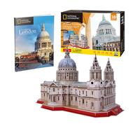 National Geographic - Notre Dame | Maquette A Construire | Puzzle 3D Adulte Et Puzzle 3D Enfant | Maquette Jouet Enfant 8 Ans | Puzzles 3D | 128 Pièces (Cathédrale Saint-Paul)