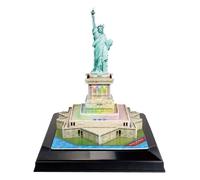 Puzzle 3D - CUBICFUN - Statue de la Liberté - 37 pièces - Éclairage LED - À monter soi-même
