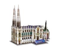 Puzzle 3d de la cathédrale saint-patrick à new york. Comprend 71 pièces.