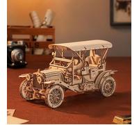 Puzzle 3D de voiture vintage en bois - ROBOTIME kits de modèles de voitures rétro à construire pour adultes