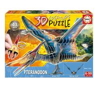 Puzzle - 3D - Dinosaure - Pteranodon - 43 pièces - Enfant dès 5 ans - Educa