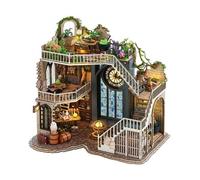 puzzle 3D DIY bois maison miniature jeu de construction maison de poupée Magic House