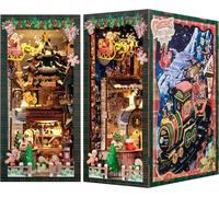 puzzle 3D, dos de livre DIY, boutique de Noël, abeille mignonne, 273 pièces