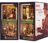 puzzle 3D, dos de livre DIY, Rose Detective Agency, Cutebee, 332 pièces