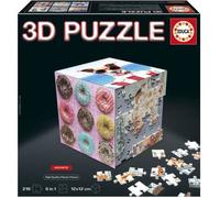 Educa - 3D Puzzle Cube Aesthetic | Puzzle 3D en Forme de Cube avec 216 Pièces | 6 Puzzles de 36 Pièces | Défi Ludique pour Enfants dès 6 Ans (20125)