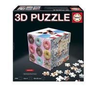 Puzzle 3D - EDUCA - Cube Aesthetic - 216 Pieces - 6 Puzzles de 36 Pieces - Défi 8 Ans + (20125)