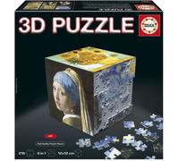 Puzzle 3D - EDUCA - Cube Art - 216 Pièces - 6 Puzzles de 36 Pièces - Défi Ludique 8 Ans + (20123)