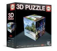 Puzzle 3D - EDUCA - Cube Voyage - 216 Pieces - 6 Puzzles de 36 Pieces - Défi Ludique 8 Ans + (20124)