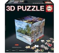 Puzzle 3D - EDUCA - Cube Voyage - 216 Pièces - 6 Puzzles de 36 Pièces - Défi Ludique 8 Ans + (20124)