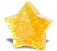 Puzzle 3d Amusant En Forme D'étoile Jaune Casse Tete Reflexion Jeu