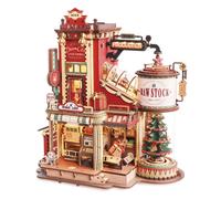 Puzzle 3D en bois à construire - ROBOTIME Dream Gift Factory boîte à musique en bois