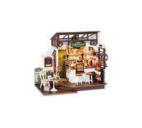 Puzzle 3D en bois à construire - ROBOTIME Kit de maison miniature à monter soi-même Flavory Café
