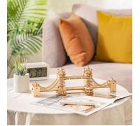 Puzzle 3D en bois à construire - ROBOTIME Tower Bridge avec lumières DIY