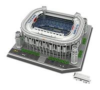 Puzzle 3D en bois à faire soi-même, jouet de construction 3D, cadeau commémoratif, stade Bernabéu, terrain de football de Santiago, ornements souvenirs de football, éducatifs pour enfants