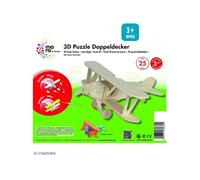 Puzzle 3D en bois à monter - Avion - 25 pcs