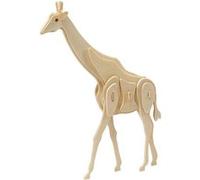 Puzzle 3D en bois à monter - Girafe - 20 x 4,2 x 25 cm G