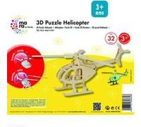 Puzzle 3D en bois à monter - Hélicoptère - 32 pcs G