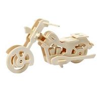 Puzzle 3D en bois à monter - Moto vintage - 19 x 9 x 9 cm G
