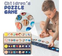 Puzzle 3d En Bois Avec Étoiles Et Espace, Puzzle Créatif, Système Solaire, Jouet Éducatif, Science, Cadeaux