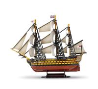 Puzzle 3D en bois - Bateau à voile de la victoire de la Royal Navy - Kit de bateau en bois à faire soi-même - Décoration cadeau pour adolescents et adultes (189 pièces)