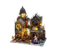 Puzzle 3D en bois, château de Huoluo miniature à monter soi-même, kit d'assemblage de décoration idéal pour adolescents et adultes