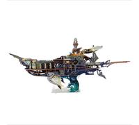 Puzzle 3D en bois de bateau baleine 3D Steampunk mécanique à monter soi-même, affichage de bureau créatif pour les amateurs d'art (472 pièces)